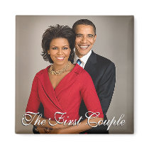 The First Couple Refrigerator Magnets