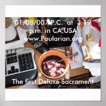 The first Deluxe Sacrament Posters