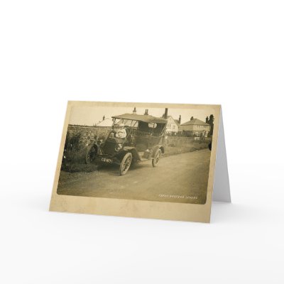The First Driving Lesson Greeting Card