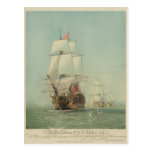 The First Journey of the H.M.S. Victory in 1778 Post Card
