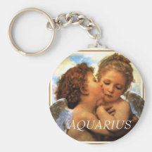 the first kiss angels cherubs, AQUARIUS Keychains