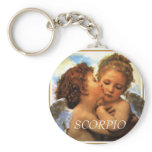 the first kiss angels cherubs, SCORPIO keychains