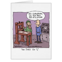 The First No "L" Greeting Cards