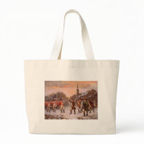 The First Resistance by Percy Moran Canvas Bags