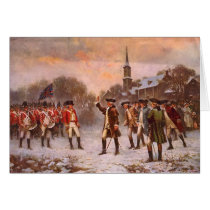 The First Resistance by Percy Moran Greeting Cards