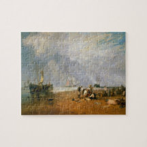 The Fish Market at Hastings Beach J. M. W. Turner Jigsaw Puzzle