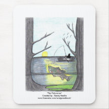 "The Fisherman" Mouse Mats