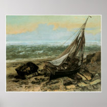 The fishing Boat, 1865 Poster