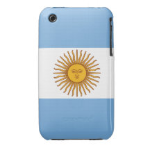 The Flag of Argentina iPhone 3 Covers