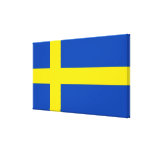 The Flag of Sweden Gallery Wrap Canvas