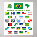 The Flags of Brazil Poster posters