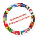 The Flags of the Cantons of Switzerland, German stickers