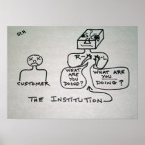 The Flaw in Any Institution Poster