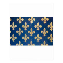 The fleur-de-lis or fleur-de-lys post card