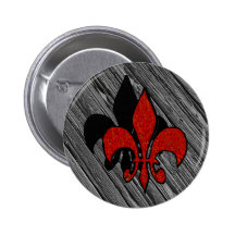 The Fleur-de-Lis Pinback Buttons
