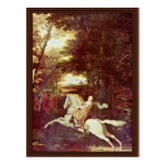 The Flight Of Florimell, Florimell Escape By Washi Postcard