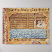The Flood, from the Atrium, detail of Noah Posters
