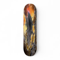The Floors on Fire! Skateboard