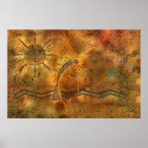 The Flute Player Poster