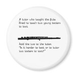 The Flute Tutor Refrigerator Magnet