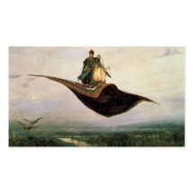 The Flying Carpet by Viktor Vasnetsov (1880) Business Card