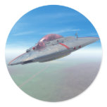 The Flying Saucer Sticker