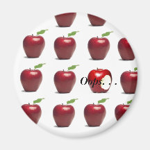 the forbidden fruit refrigerator magnets