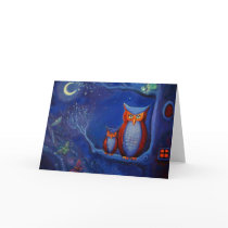The Forest at Night - Greeting Card