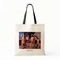 The Forging Volcano By Diego Velázquez Canvas Bags