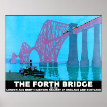 The Forth Road Bridge Print