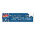 The Founders vs. TOTUS Bumper sticker bumper stickers