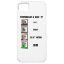 The Four Modes Of Online Life (Squirrel Icons) Case For The iPhone 5