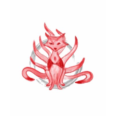 The fox with nine tails shirts by PencilPlus