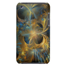 The fractal  iPod Touch 4G Barely There iPod Case-Mate Cases
