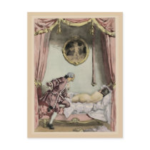 The French Bed  ~ Postcard Invitations
