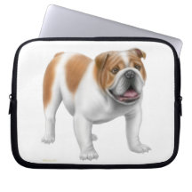The Friendly English Bulldog Electronics Bag Computer Sleeves