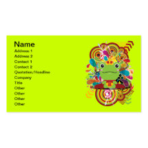 The frog which did not fit a prince business card
