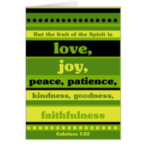 The Fruit of the Spirit is Love Greeting Card