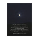 The Full Moon Appears/Inspirational Zen Poetry postcards