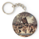 The Funeral Of Sardina By Francisco De Goya keychains