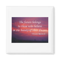 The Future Belongs Fridge Magnets