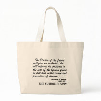 the future is now for natural Healthcare Canvas Bag