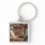 The Game of Draughts, 1844 keychains
