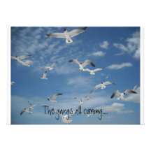 'The gangs all coming' Invitations
