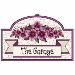 "The Garage" - Decorative Sign - 21 photo sculptures