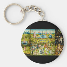 The Garden of Earthly Delights by Hieronymus Bosch Keychains
