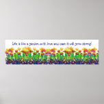 The Garden of Life Inspirational Print