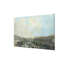The Garden of the Palais Royal, 1791 Gallery Wrap Canvas