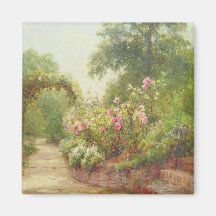 The Garden Steps Fridge Magnets