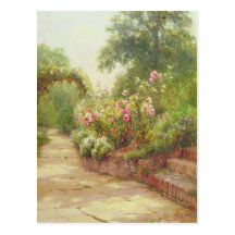 The Garden Steps Postcard